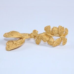 Valentino Garavani three finger butterfly gold ring